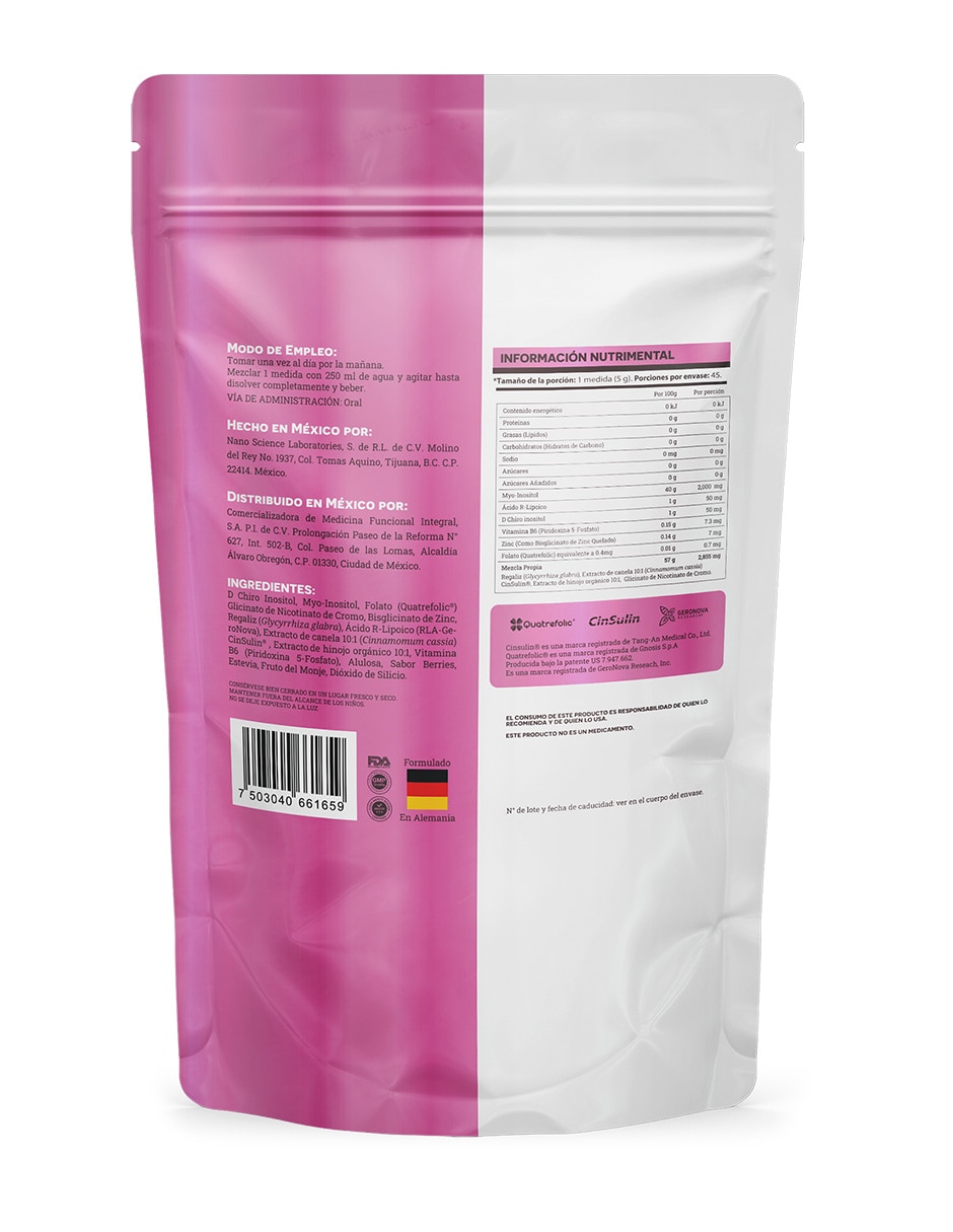 Sop Complex con Myo & D-Chiro Inositol sabor berry
