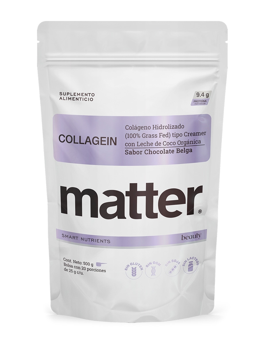 Collagein Matter con péptidos de colágeno hidrolizado sabor chocolate