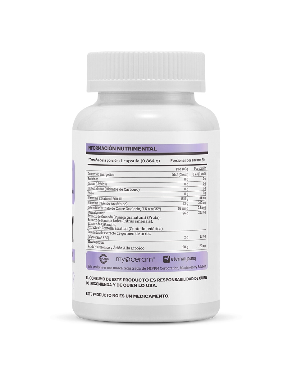 PEACH PLEASE con Vitamina E sabor Natural de