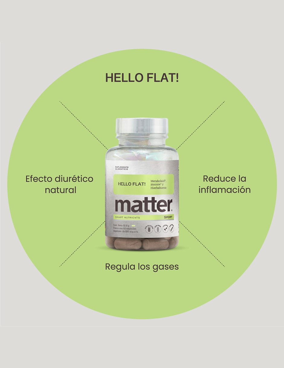 Hello Flat! con enzimas digestivas 6