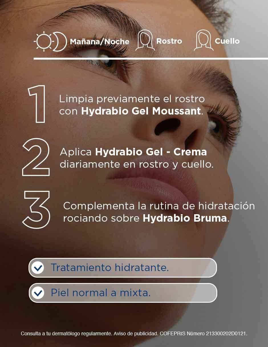 Set de crema para facial recomendada para hidratar de día y noche hydrabio para todo tipo piel 5