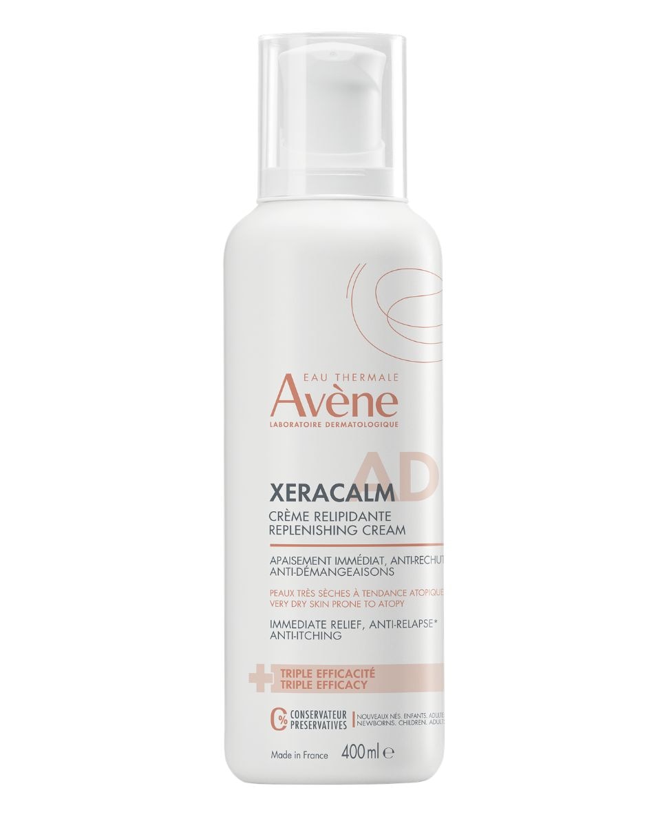 Set de crema para cuerpo recomendada para calmar la piel de día y noche avne para piel seca y sensible