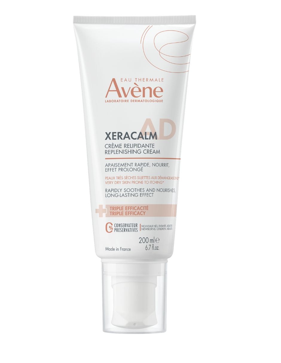 Set de crema para cuerpo recomendada para calmar la piel de día y noche avne ni coleccion para piel seca y sensible