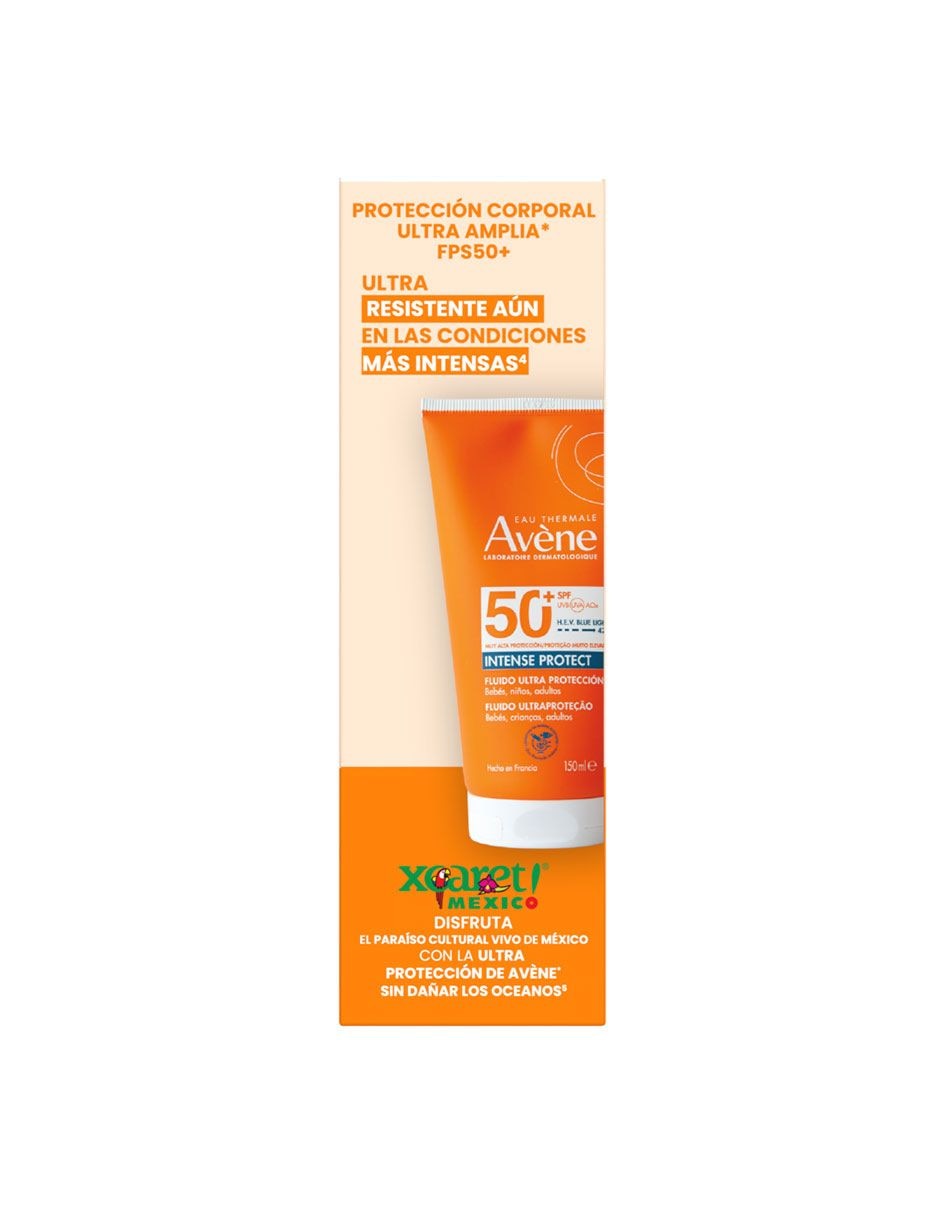 Tratamiento para cuerpo kit avene verano 2026 intense protect protector solar corporal fps 50 150ml + agua termal 150ml dermatológico avne 4
