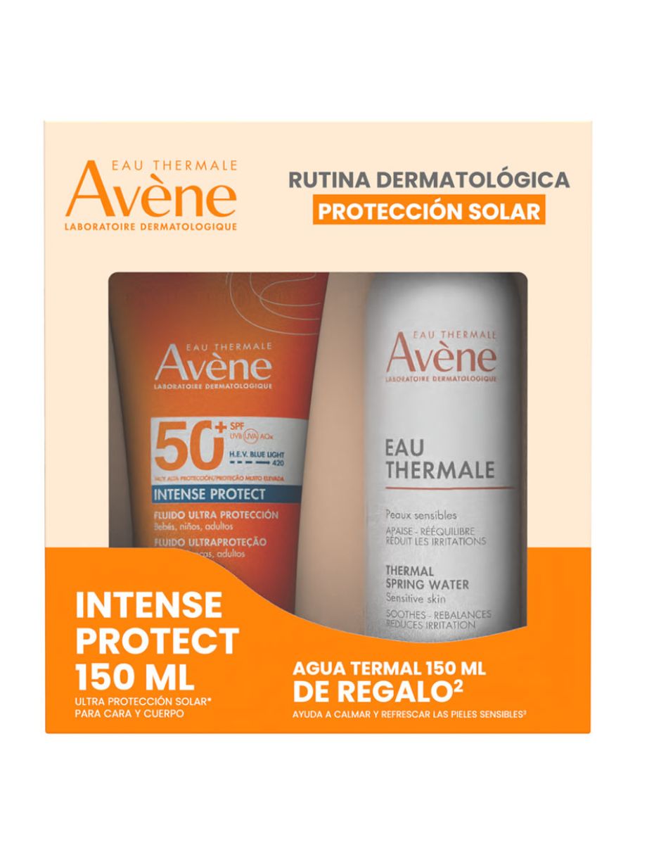 Tratamiento para cuerpo kit avene verano 2026 intense protect protector solar corporal fps 50 150ml + agua termal 150ml dermatológico avne Tratamiento para cuerpo kit avene verano 2026 intense protect protector solar corporal fps 50 150ml + agua termal 150ml dermatológico avne