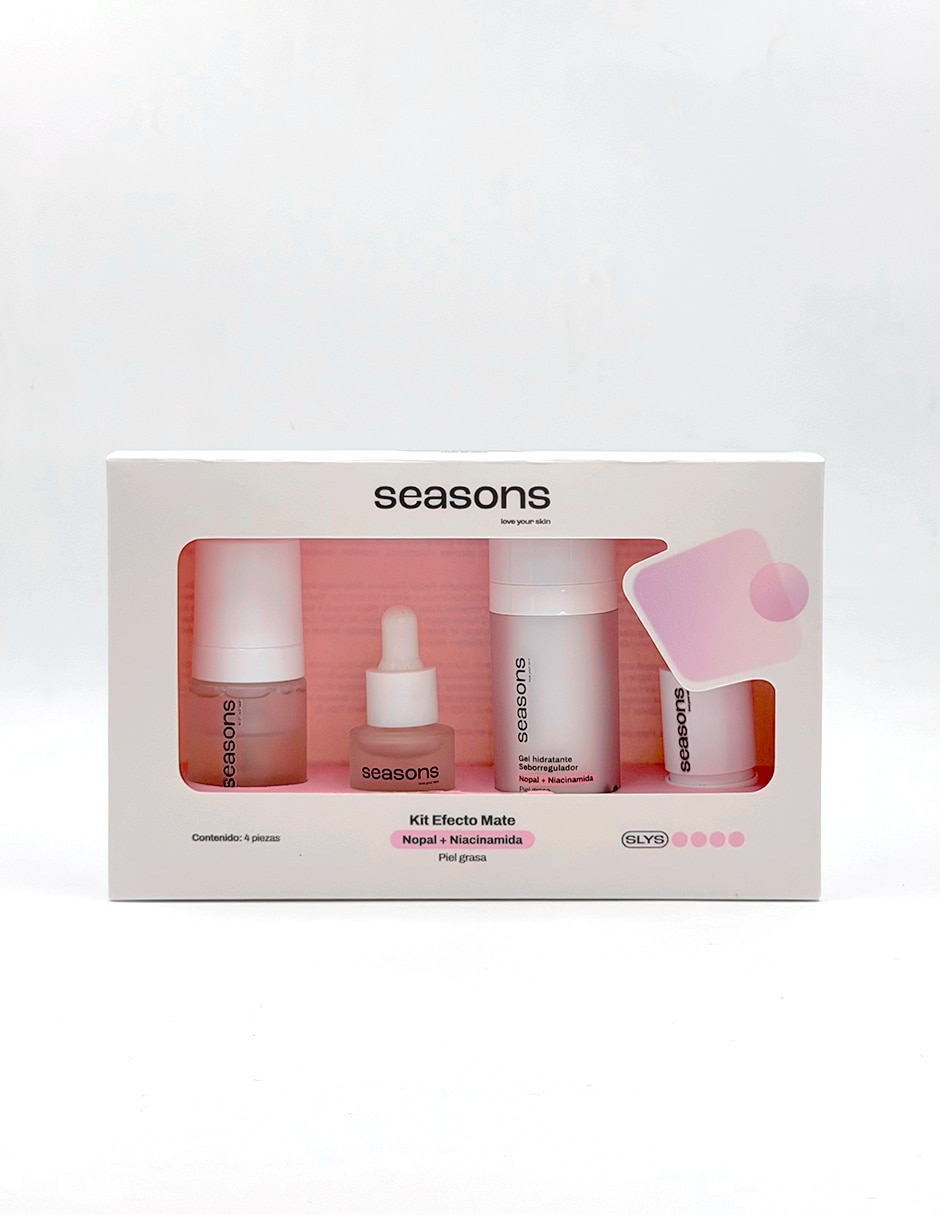 Kit tratamiento facial efecto mate nopal + niacinamida 1