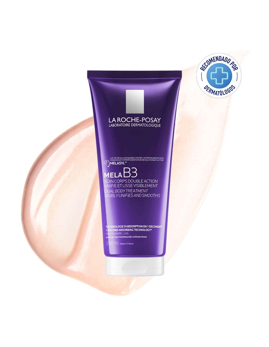 Crema para cuerpo recomendada para reducir manchas día y noche La Roche Posay Mela B3 todo tipo piel