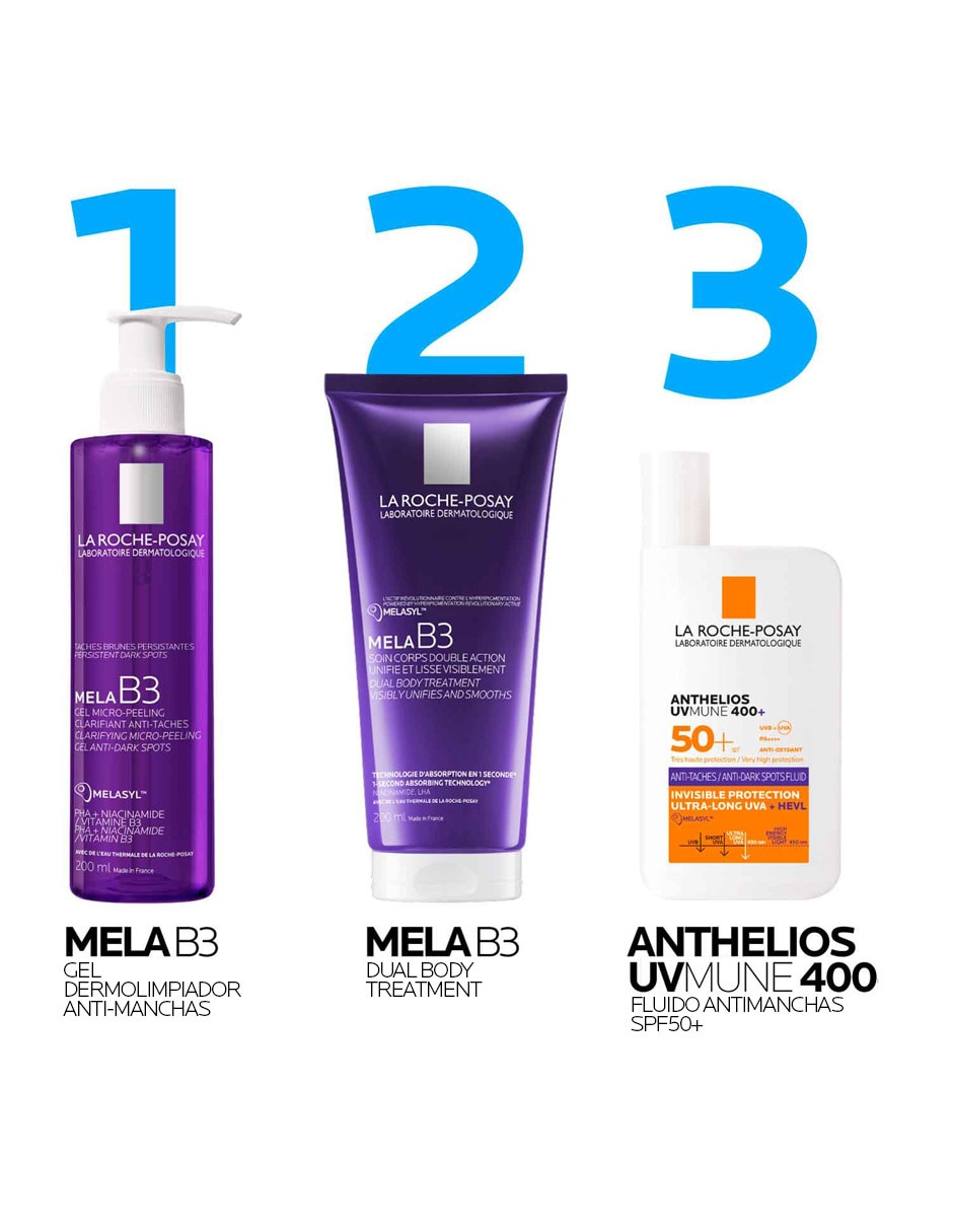 Crema para cuerpo recomendada para reducir manchas día y noche Mela B3 todo tipo piel