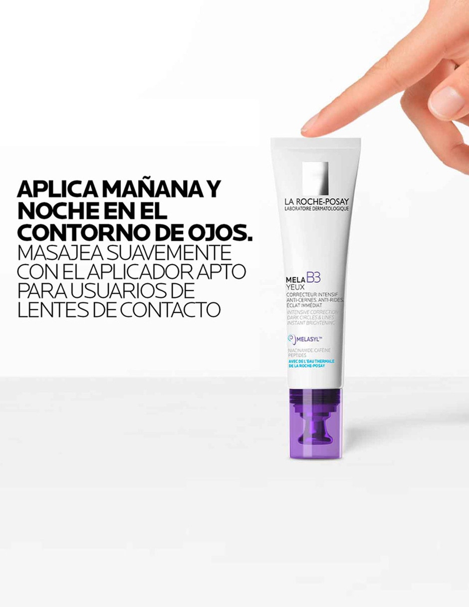 Crema facial recomendada para reducir manchas día y noche La Roche Posay Mela B3 todo tipo piel