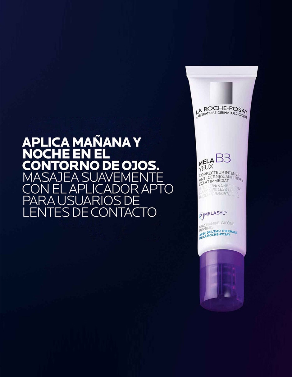 Crema facial recomendada para reducir manchas día y noche La Roche Posay Mela B3 todo tipo piel