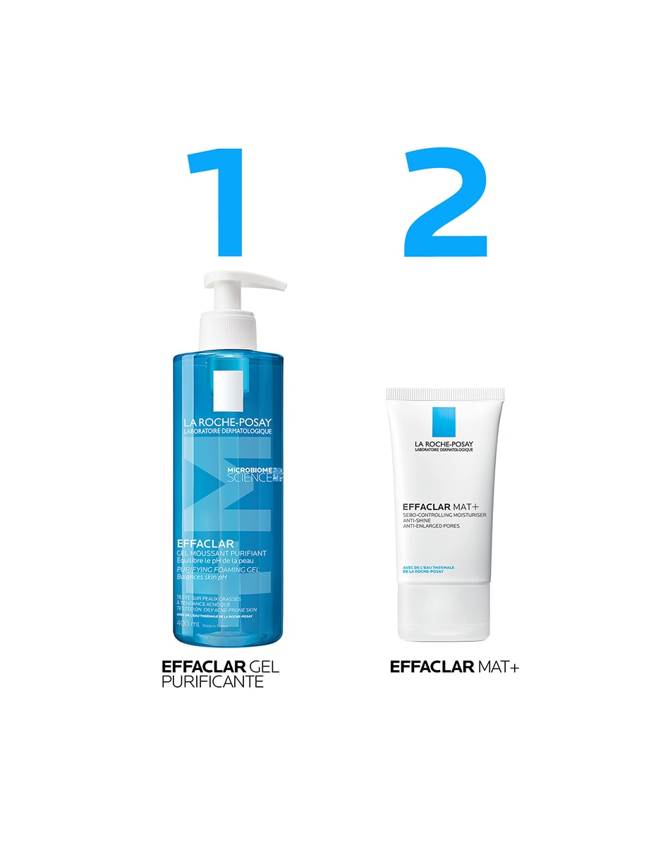 Gel para rostro limpiador Effaclar para piel mixta a grasa con tendencia al acné 7