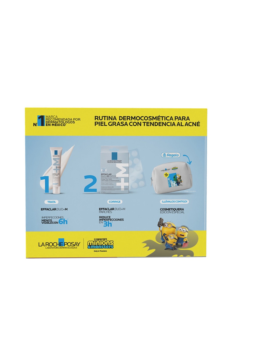 Kit de crema facial recomendada para acné día y noche Effaclar para piel grasa 9