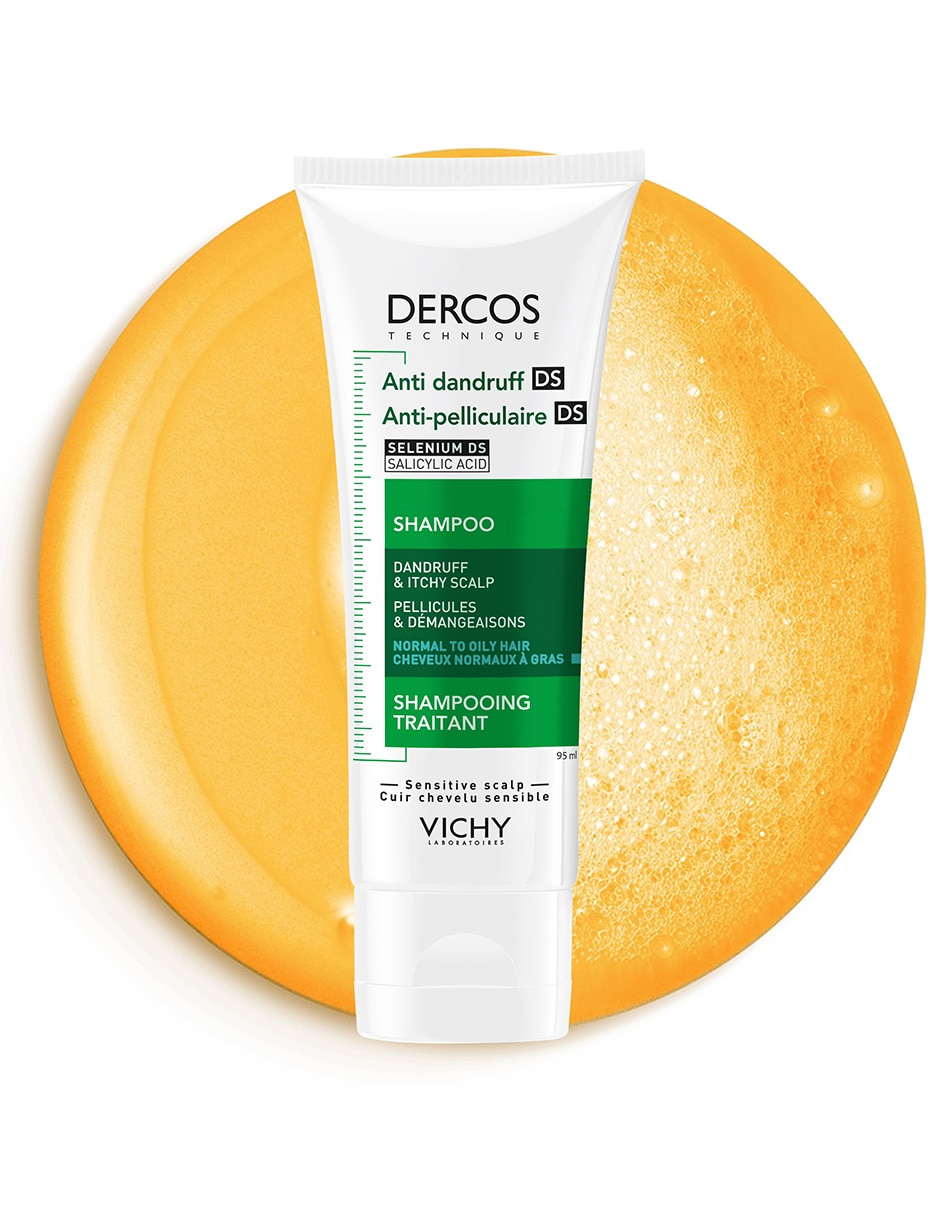 Shampoo anticaspa para cabello Dercos 95 ml 11