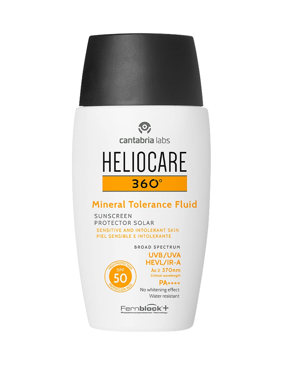 Bloqueador solar FPS 50 360° Mineral Tolerance Fluid Bloqueador solar FPS 50 360° Mineral Tolerance Fluid