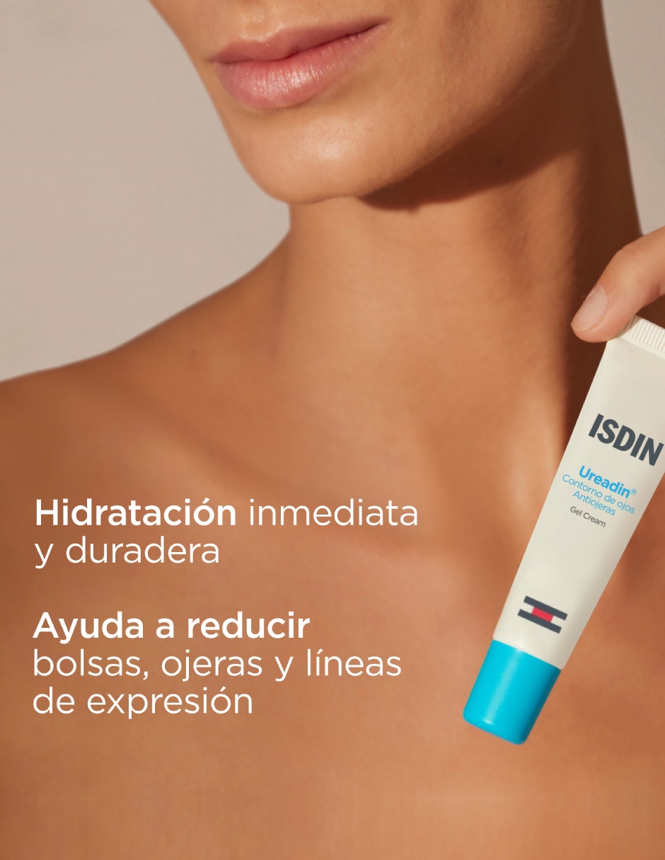 Crema para contorno de ojos recomendada para matificar e hidratar día y noche Ureadin para piel seca 5