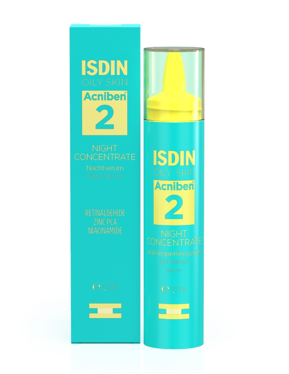Sérum antiacné facial Acniben Night Concentrate de piel grasa 1