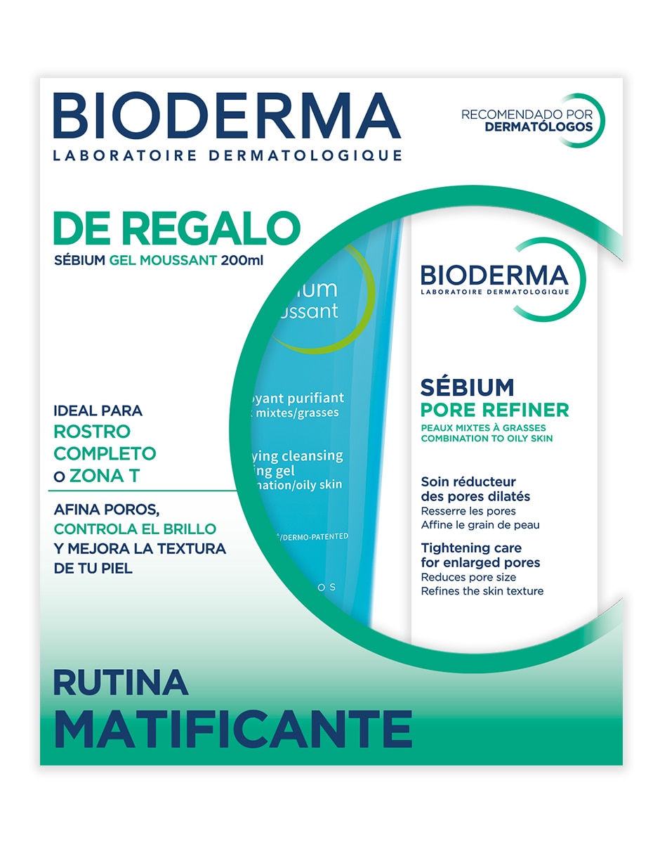 Crema facial recomendada para matificar e hidratar día y noche Sebium para piel mixta y grasa 4