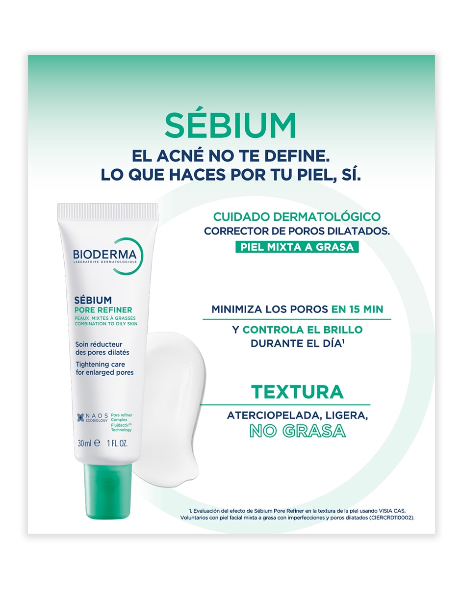 Crema facial recomendada para matificar e hidratar día y noche Sebium para piel mixta y grasa 5