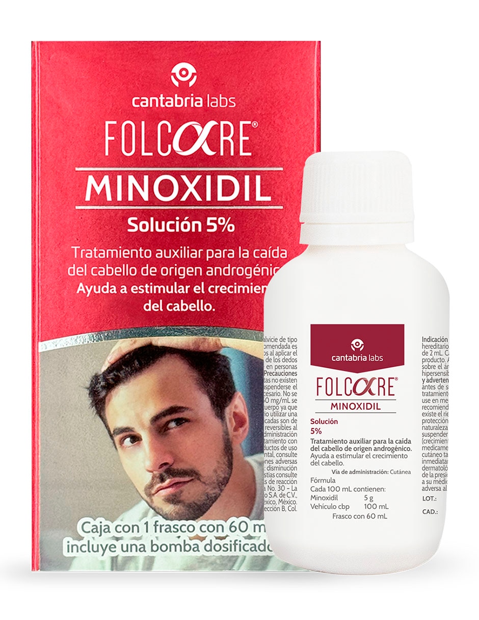 Tratamiento para barba y cabello Folcαre Minoxidil 1