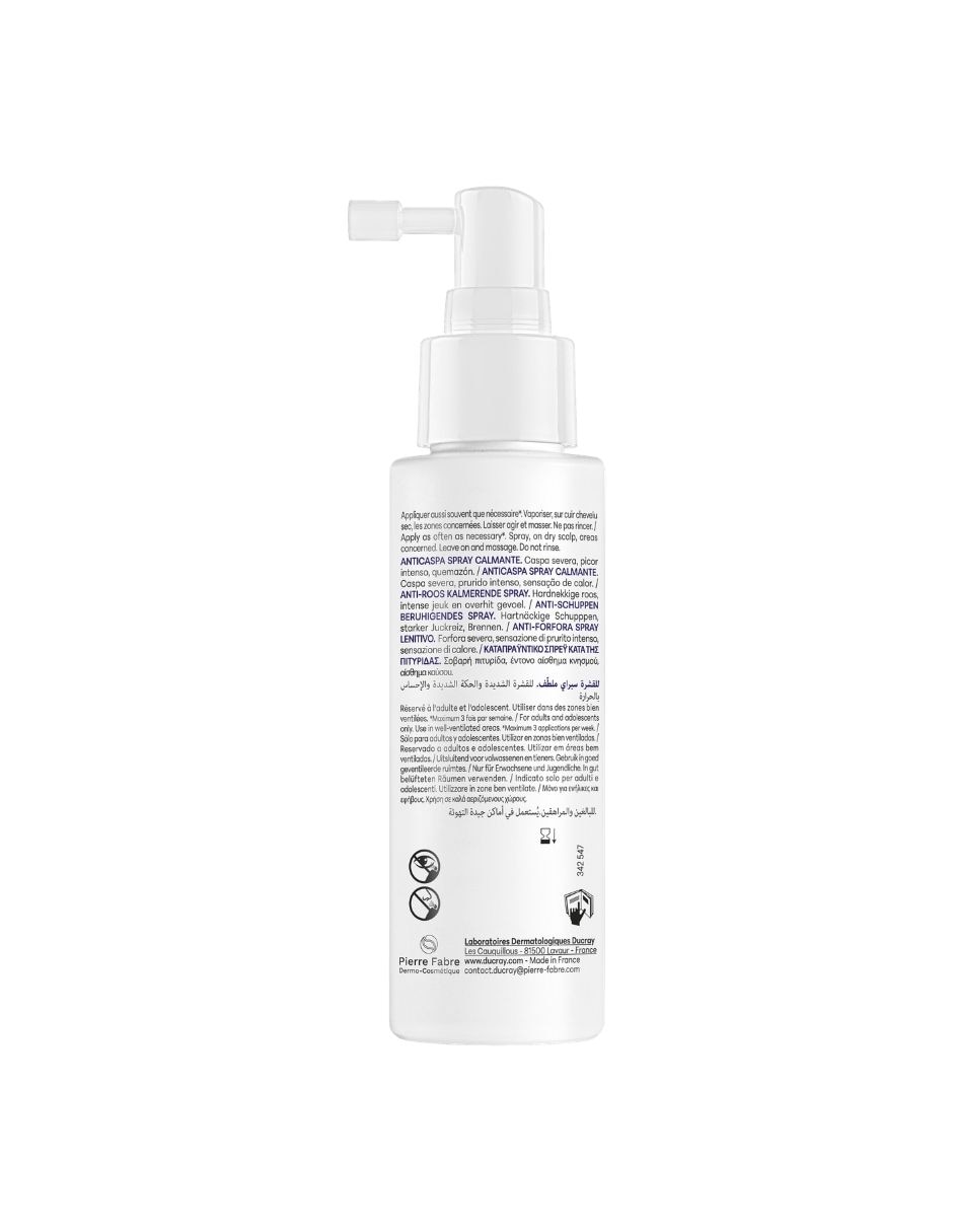 Spray para cabello Kelual Ds Intensive Spray Calmante Anticaspa Ducray 100 ml 2