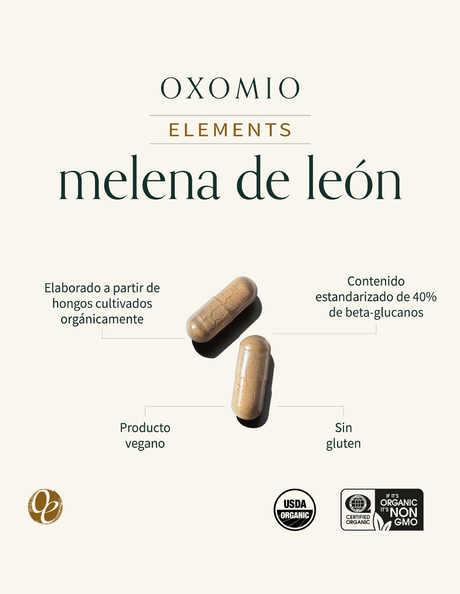 Melena de Leòn con hongo melena de leòn 90 cápsulas 3