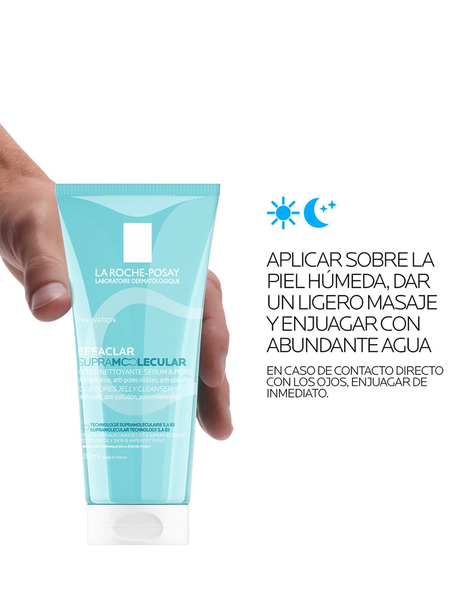 Crema facial recomendada para acné de día y noche Effaclar para piel grasa 2