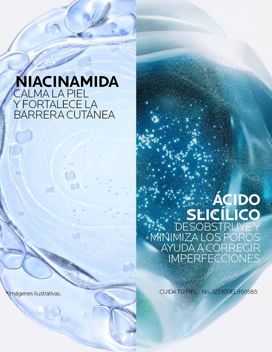 Crema facial recomendada para acné de día y noche Effaclar para piel grasa 9