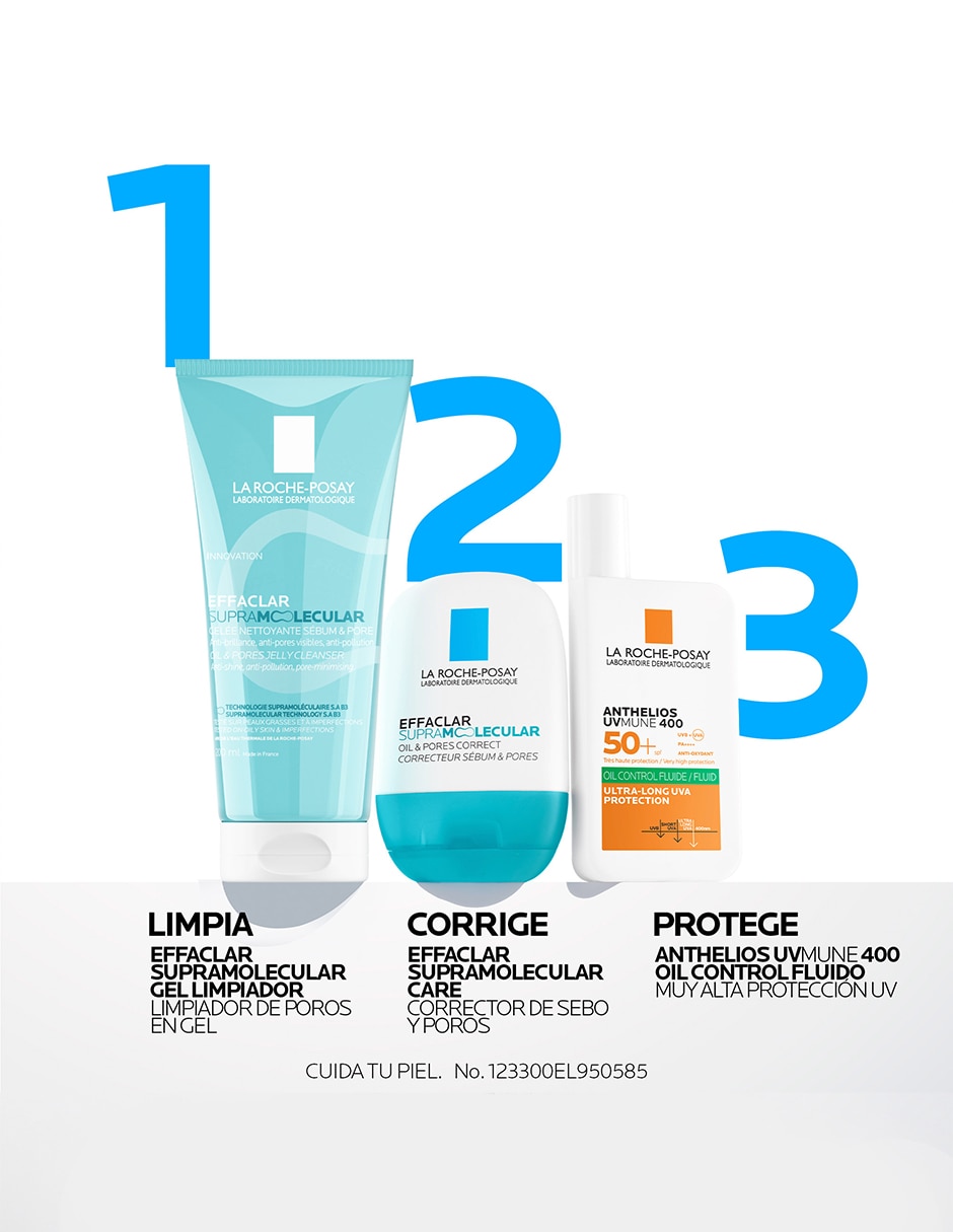Crema facial recomendada para acné de día y noche Effaclar para piel grasa 8