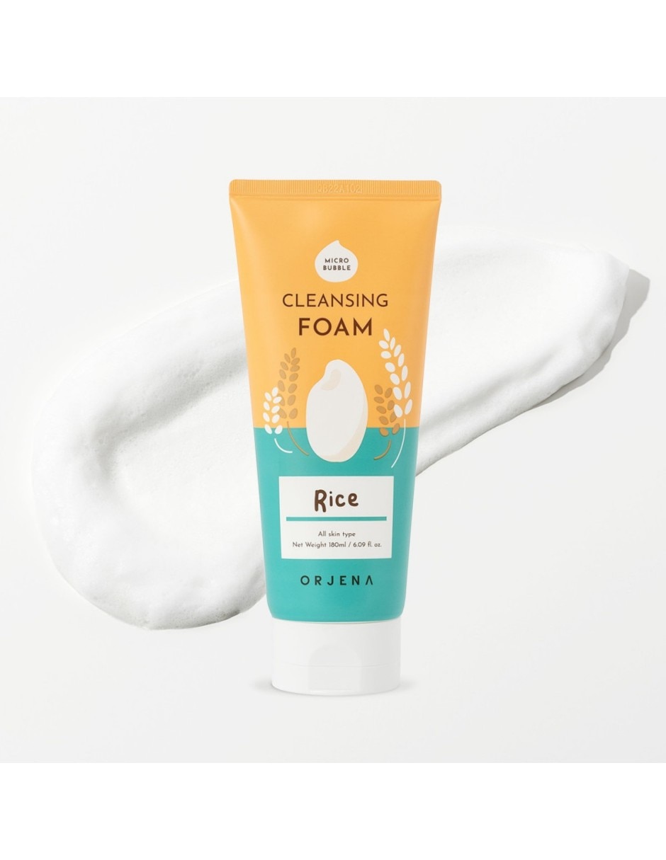 Limpiador facial Smile Day Cleansing Foam Rice espuma suave con extracto de arroz limpiadoras para purificar Limpiador facial Smile Day Cleansing Foam Rice espuma suave con extracto de arroz limpiadoras para purificar