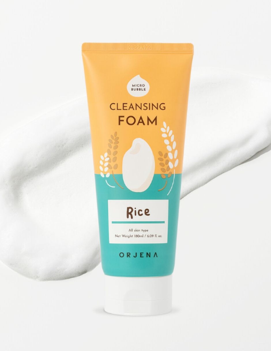 Limpiador facial Smile Day Cleansing Foam Rice espuma suave con extracto de arroz limpiadoras para purificar 2