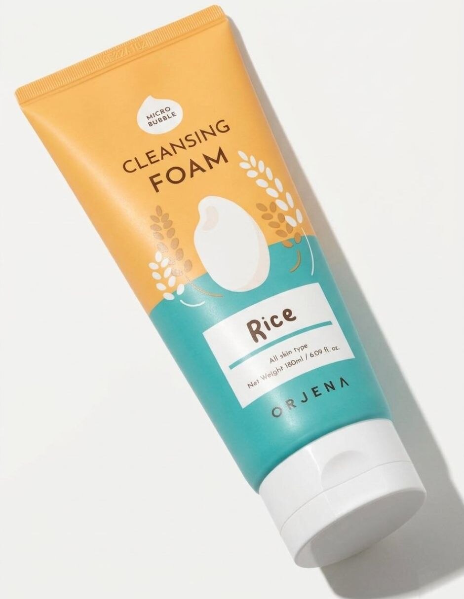 Limpiador facial Smile Day Cleansing Foam Rice espuma suave con extracto de arroz limpiadoras para purificar 9