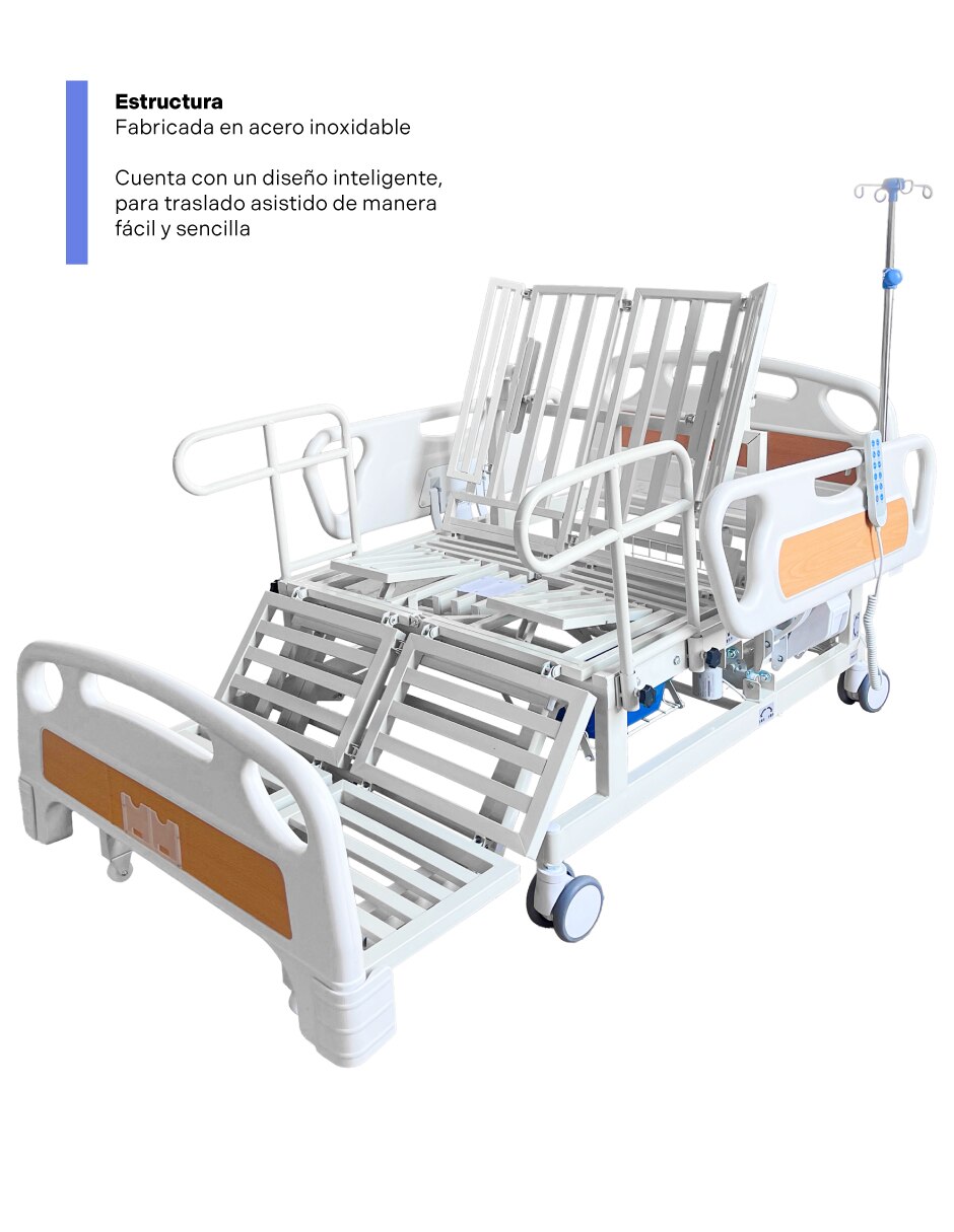 Cama de hospital 250 kg No tiene Multiposiciones 3