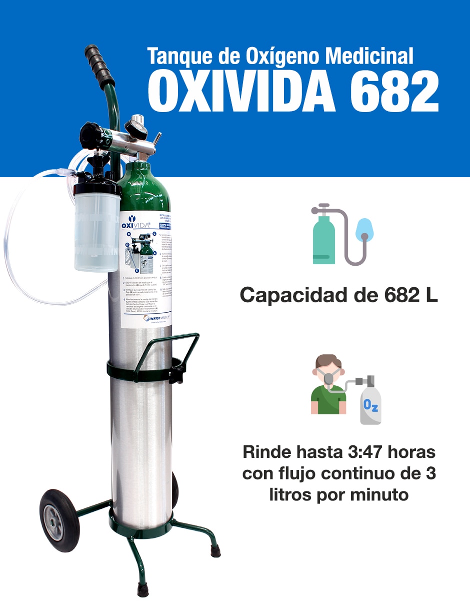 Concentrador de oxígeno OXIVIDA 682 3