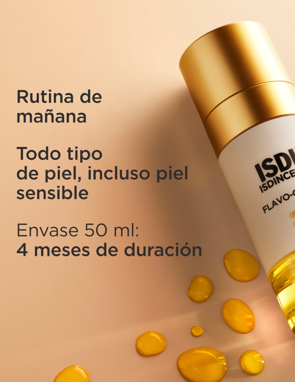 Sérum antiedad facial ISDINCEUTICS FLAVO-C INTENSE ISDIN todo tipo de piel 5