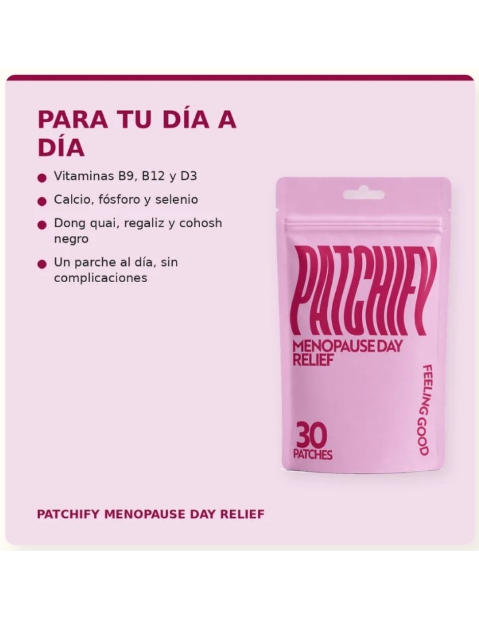 Patchify Menopause Day Relief suplemento alimenticio Parches para (si aplica) 5