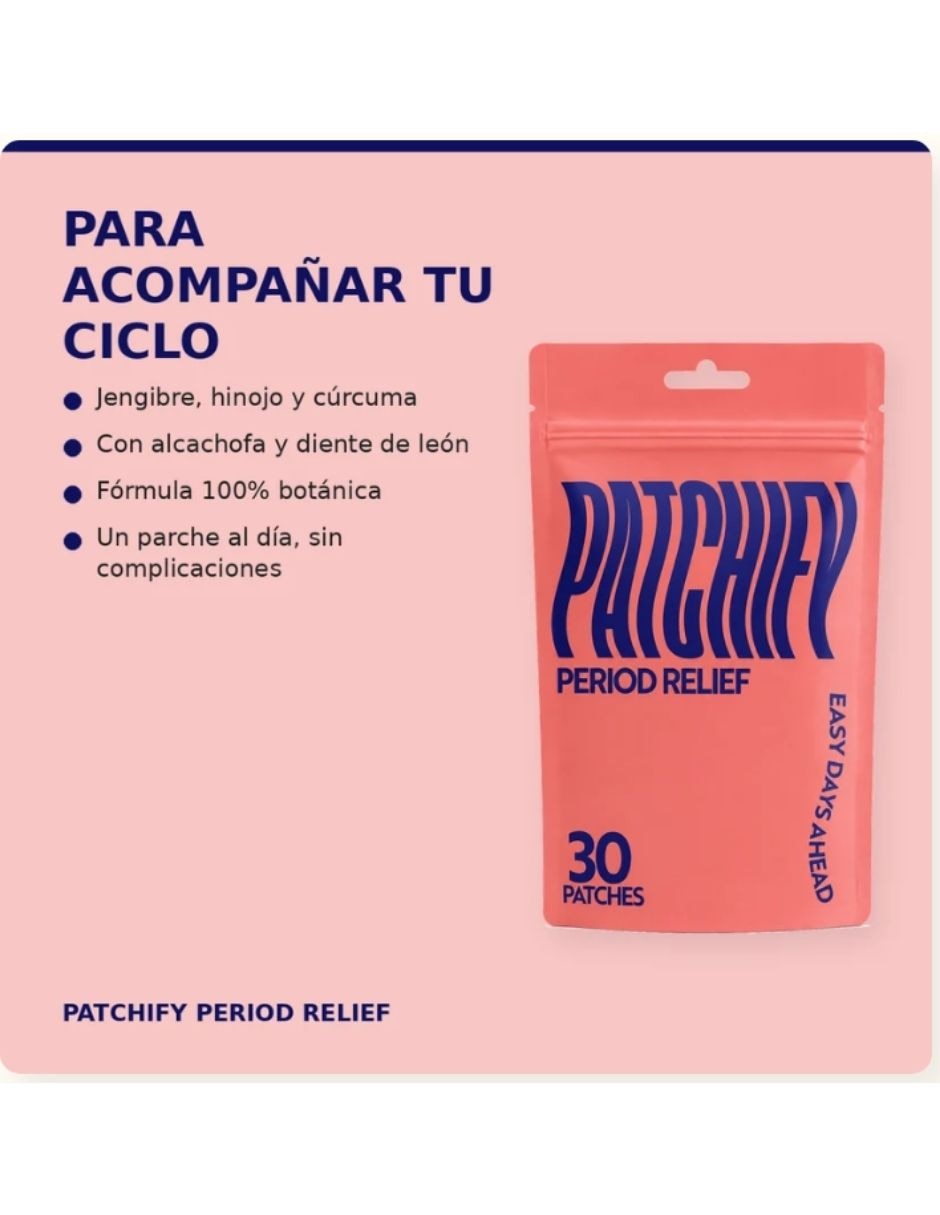 Patchify Period Relief Suplemento alimenticio Parches 5