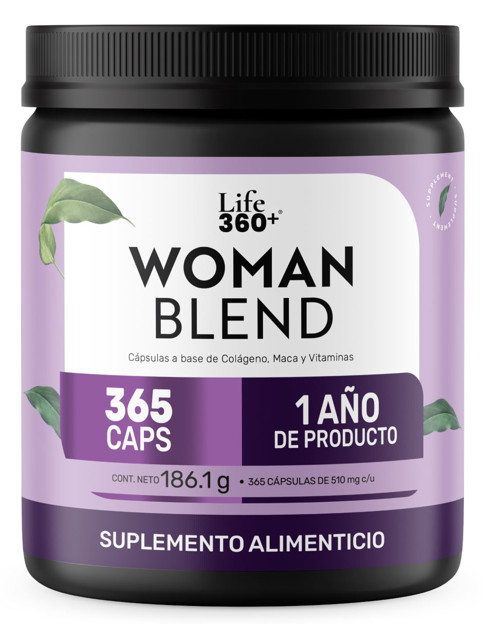 Woman Blend Multivitaminico para mujer con Vitamina C de 365 cápsulas