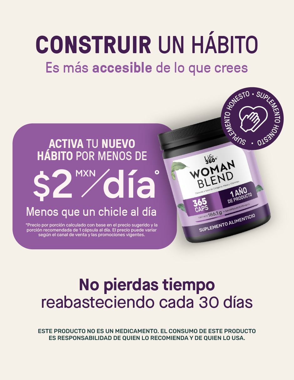 Woman Blend Multivitaminico para mujer con Vitamina C de 365 cápsulas 5