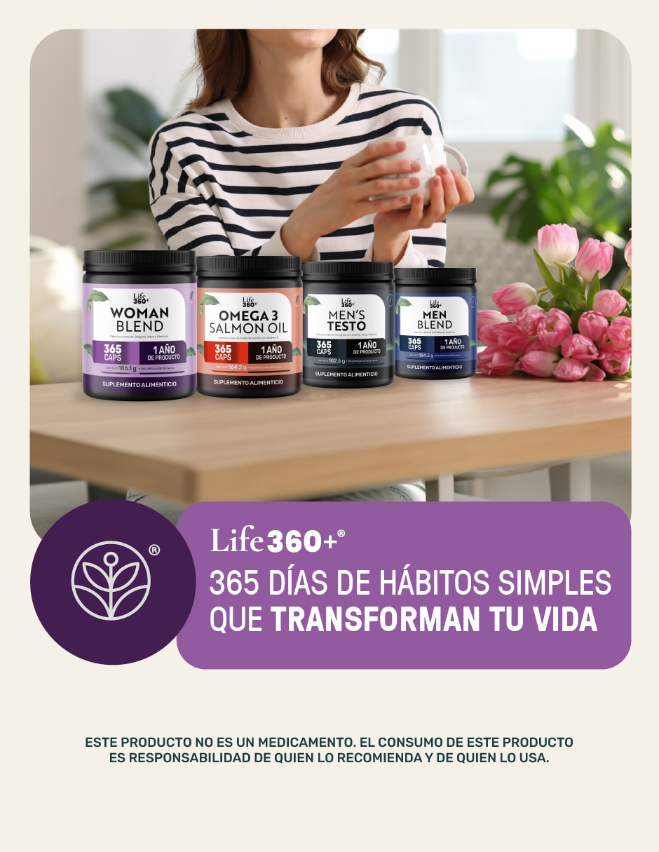 Woman Blend Multivitaminico para mujer con Vitamina C de 365 cápsulas 6