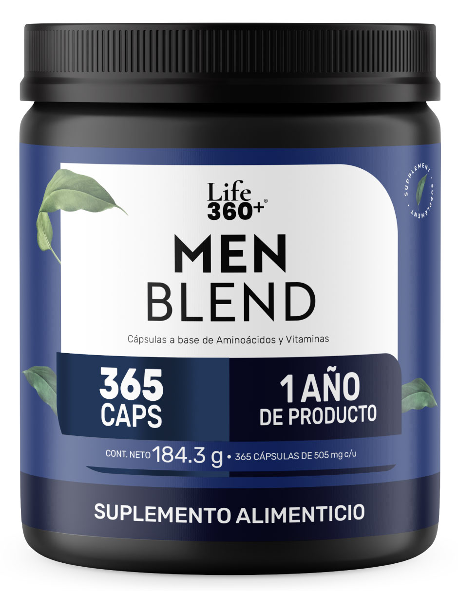 Men Blend Multivitaminico con Vitamina C de 365 cápsulas Men Blend Multivitaminico con Vitamina C de 365 cápsulas