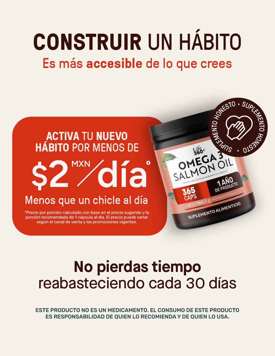 Omega 3 Salmon Oil con aceite de salmón de 365 cápsulas 3