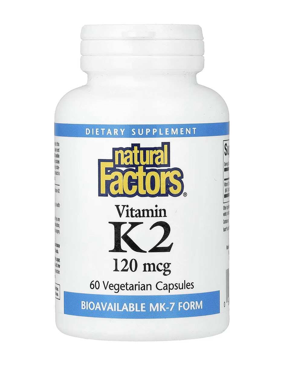Vitamina K2 120 mcg de 60 cápsulas