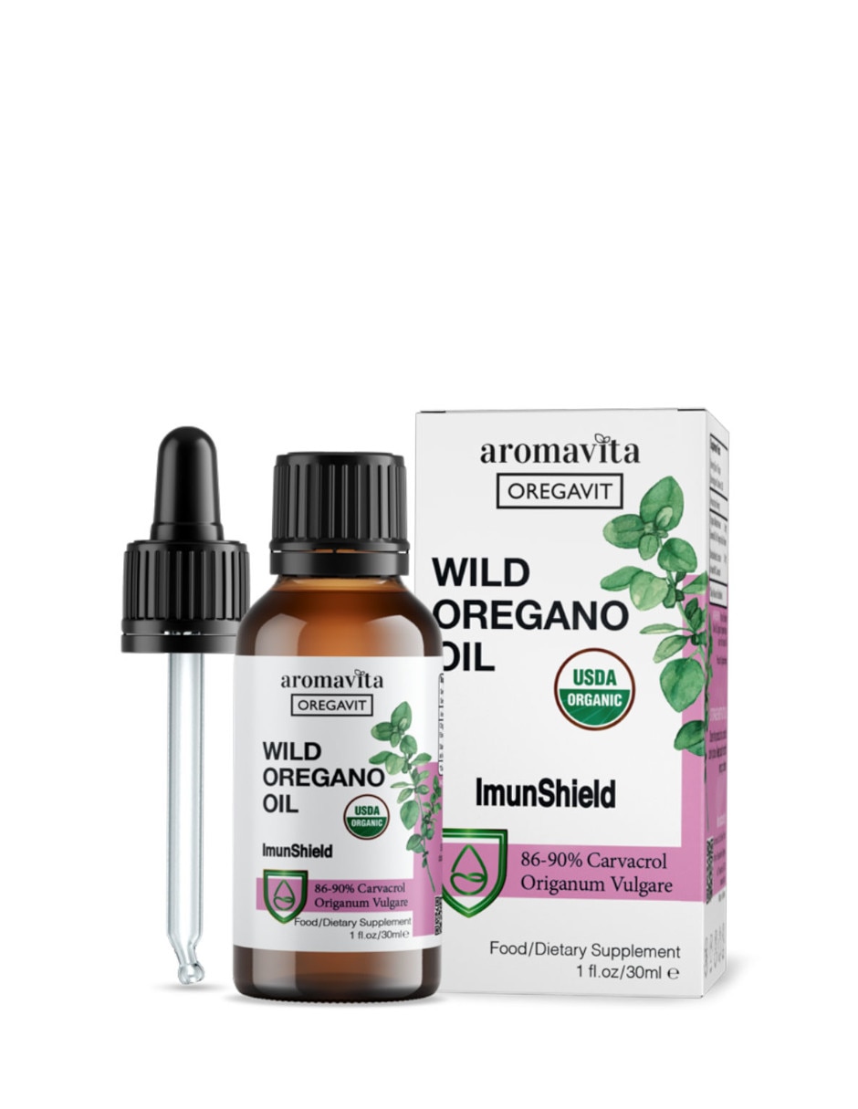 Aceite Orgánico de Orégano Salvaje OREGAVIT – 30 ml con Aceite de orégano sabor Sin sabor de Aceite Orgánico de Orégano Salvaje OREGAVIT – 30 ml con Aceite de orégano sabor Sin sabor de