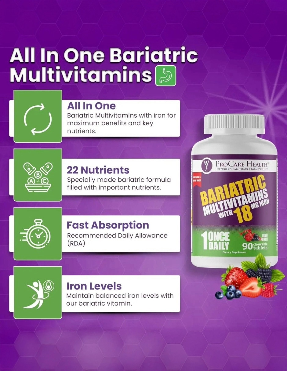 Bariatric Multi Bienestar Nutricional 30 Tabletas 3