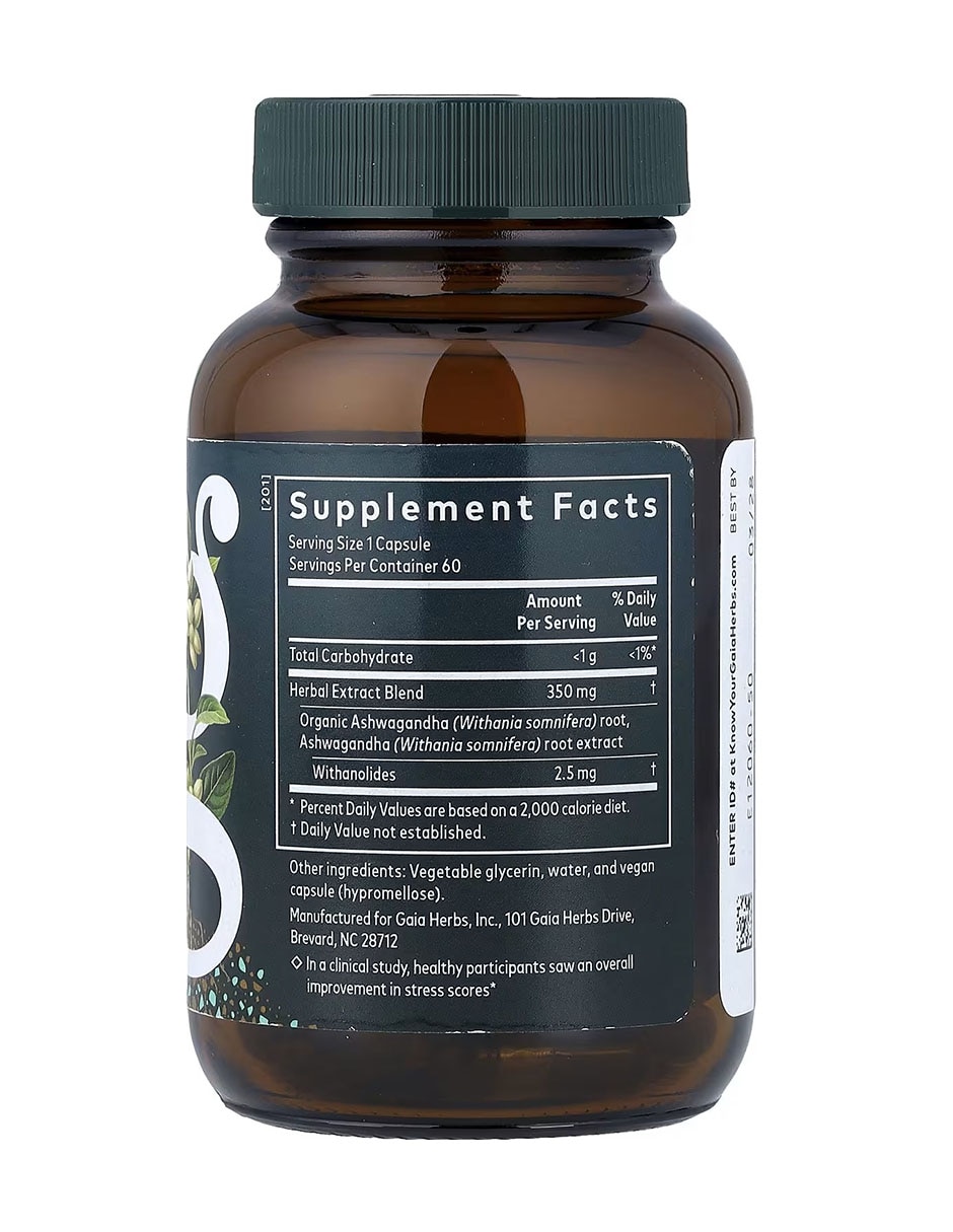 Ashwagandha root 60 cápsulas 2