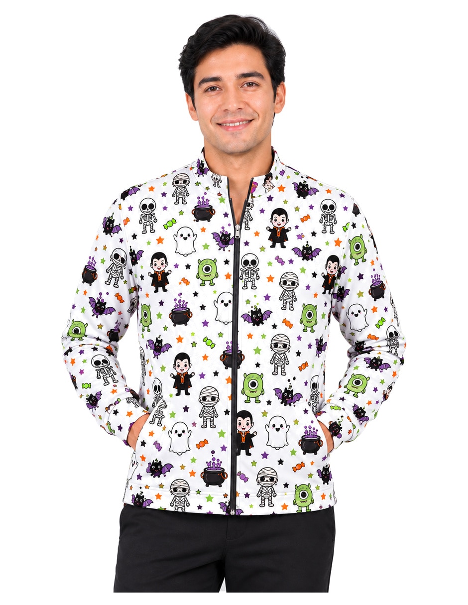 Chamarra quirúrgica estilo regular para hombre