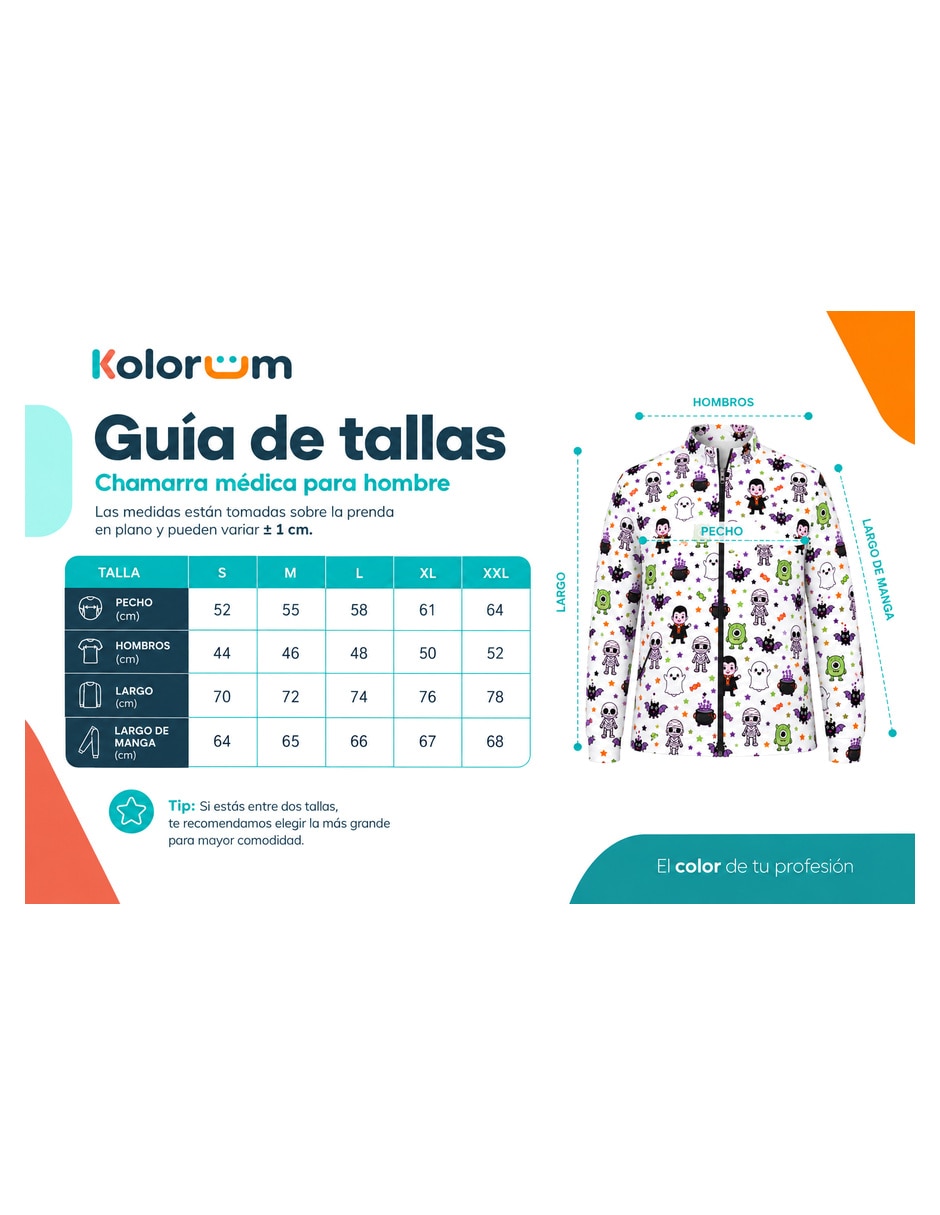Chamarra quirúrgica estilo regular para hombre 10