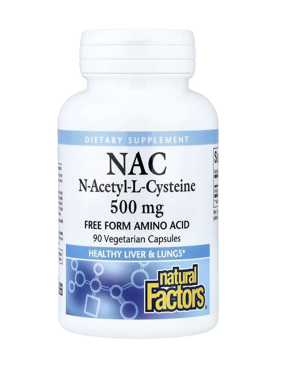 N-acetil-L-cisteína 500 mg 90 cápsulas N-acetil-L-cisteína 500 mg 90 cápsulas