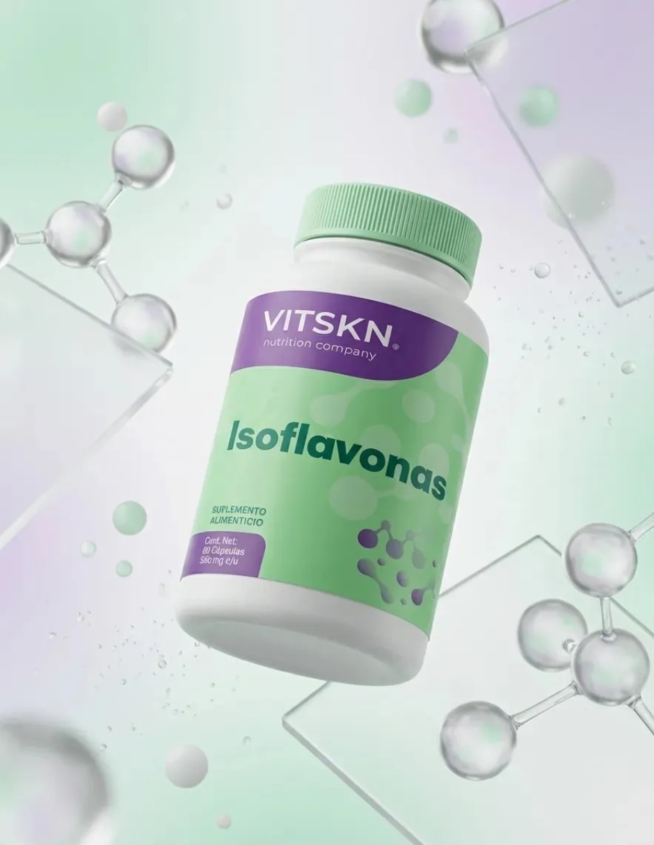 Isoflavonas VitSkn 60 Cápsula con Isoflavonas sabor Sin sabor de 2