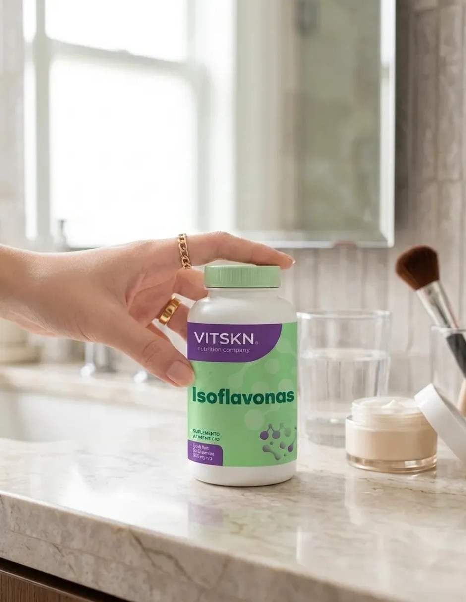 Isoflavonas VitSkn 60 Cápsula con Isoflavonas sabor Sin sabor de 3